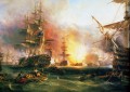 Bombardment of Algiers 1816 by Chambers war ships